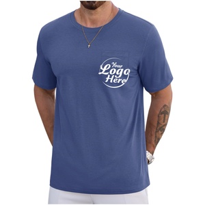 T-shirt à manches courtes pour hommes, col rond, anti-UV UPF 50+, respirant, à séchage rapide, avec poche, fabriqué par des fabricants de vêtements pour hommes - Product Image 2