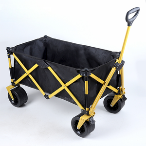 Utilitas luar ruangan yang nyaman troli tangan portabel gerobak lipat baja tahan karat untuk akses pintu belakang taman didukung OEM - Product Image 6