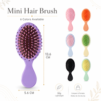 Mini brosse à cheveux avec coussin d'air, peigne de massage portable pour le soulagement du cuir chevelu, brosse à cheveux pour enfants et femmes, OEM