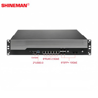 Server MikroTik Intel H770 Core I3 I5 I7 6 NIC RJ45 2.5G 6 SFP+ 10G Keamanan Internet PfSense Firewall Router