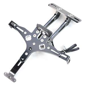 Vente en gros de pièces et accessoires de <span class=keywords><strong>moto</strong></span> <span class=keywords><strong>Plaque</strong></span> <span class=keywords><strong>d</strong></span>'<span class=keywords><strong>immatriculation</strong></span> CNC avec lumière LED Support de <span class=keywords><strong>plaque</strong></span> <span class=keywords><strong>d</strong></span>'<span class=keywords><strong>immatriculation</strong></span> de haute qualité Taille réglable - Product Image 4