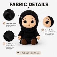 Boneka Plush Kustom Berhijab, Boneka Plush Budaya Kustom, Buat Desain Karakter Kustom, Mainan Boneka Plush Kustom