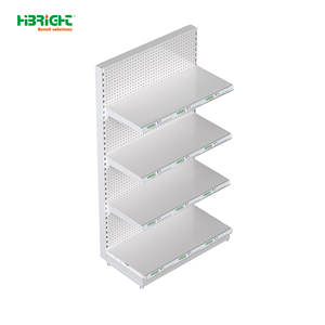 Étagère de présentation autoportante robuste à 6 niveaux pour supermarché, type gondole - Product Image 2