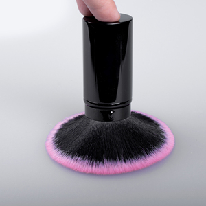 Pennello per Fondotinta in Polvere Retrattile Daily Queen & <span class=keywords><strong>Laura</strong></span> Geller, Colore Nero con Setole Rosa, Portatile e Facile da Trasportare - Product Image 5