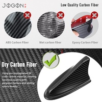 Couvre-antenne de toit en forme d'aileron de requin pour Hyundai Genesis G70 IK 2017-2025, véritable fibre de carbone, base d'antenne de toit, décoration extérieure