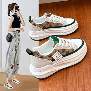 Zapatillas Deportivas de Moda para <span class=keywords><strong>Mujer</strong></span>, Diseño de Lujo, Casuales, con Cordones, Suela Gruesa, Estilo Tenis, para Correr - Product Image 2