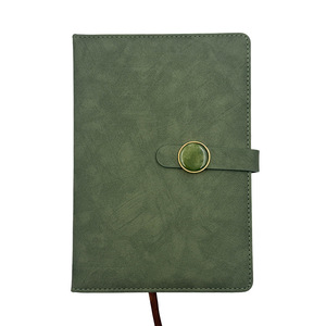 Mới <span class=keywords><strong>A5</strong></span> Đơn Giản Kinh Doanh Văn Phòng Máy Tính Xách Tay Logo In Bìa Cứng Da Bìa 100 Tấm Nhựa Khóa Chủ Đề May Cuộc Họp Ghi - Product Image 2