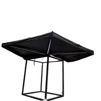Nouveau choix 1.7m abri solaire extérieur de petite taille auvent sur pied à 270 degrés avec poteau en aluminium étanche pour le camping