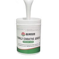 Scellant en silicone à faible viscosité 2W/mk résistant au soufre, composé bicomposant, conducteur thermique, isolant électrique, composé de potting