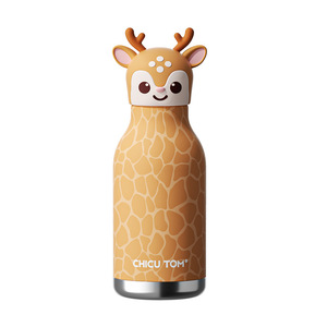 Bouteille d'eau isotherme pour enfants en acier inoxydable 316 avec paille, motif tête de <span class=keywords><strong>licorne</strong></span>, 480 ml - Product Image 4