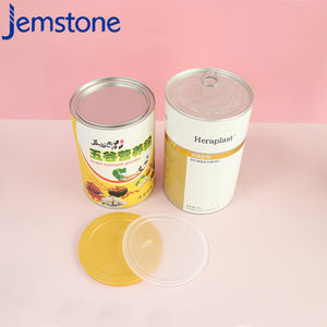 Boîte d'emballage cylindrique en carton kraft recyclable de qualité alimentaire, design personnalisé, pour poudre de protéines, tube en papier - Product Image 2