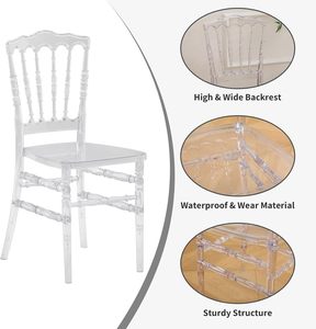 Silla fantasma transparente <span class=keywords><strong>de</strong></span> resina acrílica transparente <span class=keywords><strong>de</strong></span> cristal y plástico a bajo <span class=keywords><strong>precio</strong></span> al por mayor para eventos <span class=keywords><strong>de</strong></span> banquetes <span class=keywords><strong>de</strong></span> boda - Product Image 4