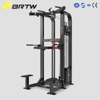 Máquina de Gimnasio Comercial para Flexión y Extensión de Extremidades Superiores, Asistida por Peso, para Flexiones y Dominadas