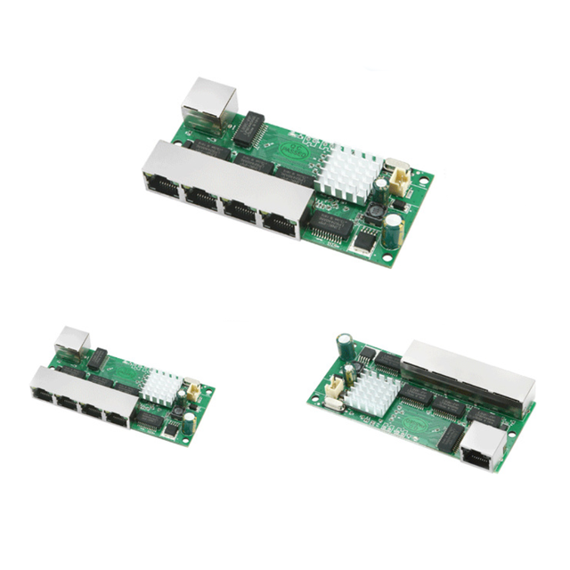 Hot Sales 5 Port Ethernet Switch PCB Gigabit POE Network POE Switch Board Gigabit Desktop Switch Hub Smart Parking System