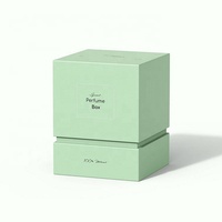 Boîtes d'emballage de parfum en papier rigide de luxe sur mesure, flacon de parfum vide de 50 ml avec emballage de boîte