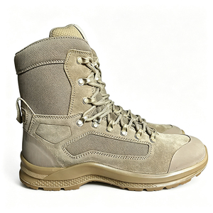 Bottes tactiques de randonnée SFA1 Definite en daim marron de Malaisie, bottes de sécurité personnalisées pour le trekking en extérieur, bottes de service tactiques Definite - Product Image 6