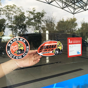 Calcomanías electrostáticas transparentes extraíbles personalizadas de alta calidad sin pegamento, pegatinas adhesivas estáticas decorativas para <span class=keywords><strong>ventana</strong></span> de tienda de coches - Product Image 1