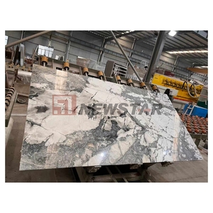 Newstar đá tự nhiên sang trọng bằng đá cẩm thạch trắng truy cập hàng đầu đồ nội thất nhà bếp đảo thanh - Product Image 5