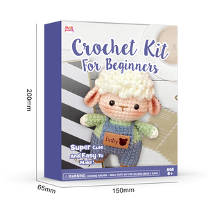 <b>Crochet</b> <b>Kit</b> for <b>Beginners</b> DIY Lamb Knitting <b>Kit</b> and Supplies <b>Crochet</b> Starter for Kids Adults - Product Image 2