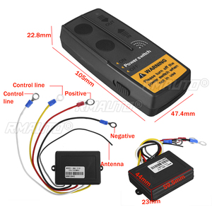 Kits de récupération avec télécommande numérique sans fil 2.4G 24V 100 pieds 50m pour treuils de Jeep, SUV et camions tout-terrain - Product Image 5