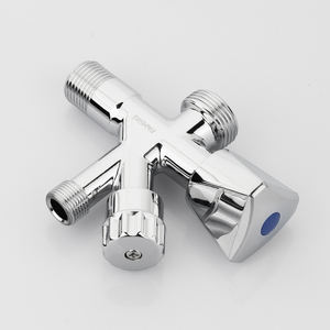 工場卸売 PPWブランド AP31156-00GA型 マニュアルクローム仕上げ真鍮製蛇口 衛生水道配管ボールアングルバルブ - Product Image 3