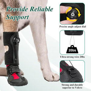 Hard-Soled Solid <b>Dog</b> Shoes <b>Socks</b> Eco-friendly Anti-Dirt Anti-Falling Wear-Resistant Breathable Non-Removable Rubber Pet Foot - Product Image 2
