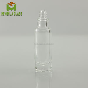 10ml 50ml runde Safloröl glasflasche ätherisches Öl <span class=keywords><strong>Massage</strong></span> öl flaschen Behälter mit Plastik kappe - Product Image 4