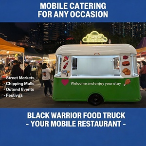 AURON 8 Sqm Food Truck Capsule Modern Style Stainless Steel Frame 2-4 <b>Wheel</b> Built-In Power Outdoor Use Food Trailer Street Cater - Product Image 5
