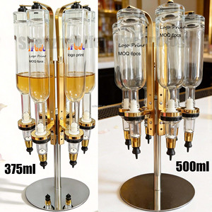 Exhibidor Giratorio para Perfumes con Logotipo Personalizado, para 6 Botellas, con Estantes y Gabinetes, para Botellas de 375 ml, Mueble de Exhibición para Tiendas - Product Image 1