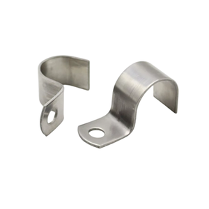 <span class=keywords><strong>Collier</strong></span> de serrage <span class=keywords><strong>double</strong></span> face en acier inoxydable personnalisable en gros avec boucle de <span class=keywords><strong>fixation</strong></span> de câble finition zinc prise en charge OEM - Product Image 4