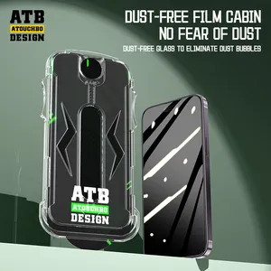 ATB Automatic Alignment Antispy Tempered Glass Screen Protectors Dust-Free Privacy Magic Box For IPhone 15 14 13