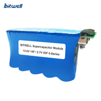 Modules de condensateurs Farad de haute qualité BITWELL, série 5, 13,5 V/15 V, 10 F, batterie externe à supercondensateurs avec carte de protection