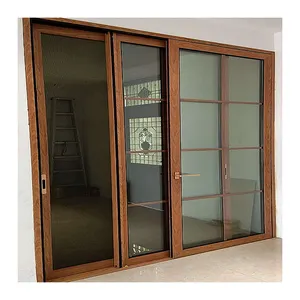 Ventana corredera de aluminio, diseño de vidrio templado, ventanas deslizantes, precio de Filipinas