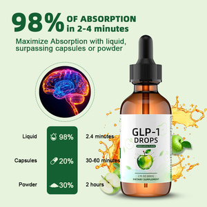 OEM Label pribadi GLP-1 tetes suplemen cair dukungan kesehatan pencernaan tetes GLP-1 - Product Image 3