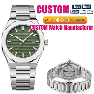 Reloj Mecánico Automático de Acero Inoxidable para Hombre, Diseño Original, NH35, Resistente al Agua, Pantalla Analógica, Esfera Casual y Moderna - Product Image 1