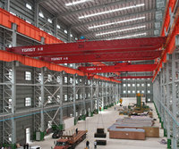 Grue à double poutre Yongtong 50t, commande à distance sans fil, composants électriques Siemens/Schneider, portée de levage 12m