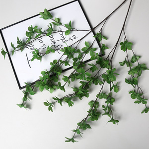 Feuilles de plantes vertes artificielles Lichao 105 cm, fleurs en soie, accessoires décoratifs pour mariage, feuillage, photographie en extérieur, décoration de la maison - Product Image 3