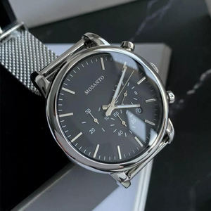 นาฬิกาสายเหล็กลำลองสำหรับธุรกิจของผู้ชายสายเหล็กกันน้ำปฏิทินนาฬิกาควอตซ์ <span class=keywords><strong>AR1648</strong></span> - Product Image 2