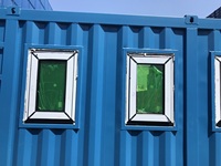 Fenêtre à manivelle en aluminium Superhouse, économique, à isolation thermique, pour maison passive, avec verre clair en acier ultra-résistant