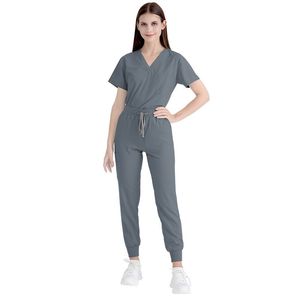 42109 <span class=keywords><strong>en</strong></span> stock gris Scrub enfermería maniquí camiseta enfermeras citas enfermera dosificación cálculos tarjeta - Product Image 1