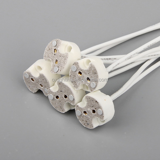 G4 G5.3 MR16 Holder Lamp Holder Socket Adapter Lampholder for Halogen Spotlight Lamp