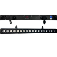 Barre lumineuse linéaire murale LED RGBWA+UV 4 en 1/5 en 1/6 en 1 pour intérieur, 18 pièces, avec effet de poursuite arc-en-ciel pour les spectacles de club, les événements et les scènes