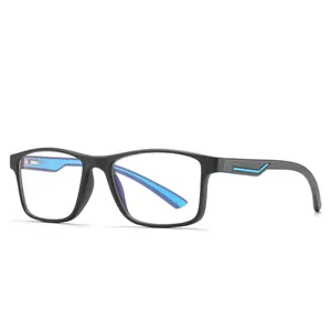 새로운 디자인 광학 블록 블루 라이트 안경 안티 방사선 비즈니스 안경 사업가 컴퓨터 휴대 전화
