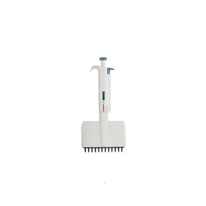 DLAB dragon lab 12 Saluran 8 saluran, pipettor volume dapat disesuaikan 0.5-10ul 5-50ul 50-300ul pipet multi-kanal