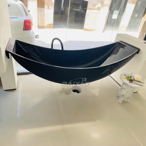 อ่างอาบน้ำอะคริลิคแบบแขวนผนัง สีดำ อ่างอาบน้ำแบบแขวน อ่างน้ำวน อ่างจากุซซี่แบบแขวน อ่างอาบน้ำแบบแขวนในร่ม อ่างน้ำวนนวดตัวแบบลอยได้ - Product Image 1