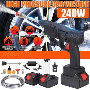 45Bar 240W Cordless <b>Car</b> <b>Washer</b> High Pressure Cleaner Washing Machine Sprayer Gun Portable High Pressure <b>Washers</b> for Makit - Product Image 1