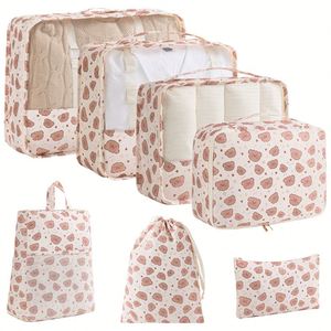 Organizadores de Maletas, Cubos de Embalaje para Maletas con Bolsas para Zapatos, Cosméticos, Ropa y Accesorios, Organizador de Equipaje de Viaje - Product Image 1