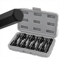 Embout de clé électrique hexagonal de 1/2 pouce avec finition noircie de type étoile T40/T50