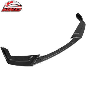 Lèvre de pare-chocs avant compatible avec Honda Civic 2017-2021 Si 5 portes Hatchback, effet fibre de carbone, 3 pièces, pièces auto de haute qualité, kit carrosserie - Product Image 4