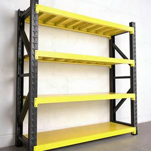 Estante ajustable sin pernos 100-500kg Capacidad Estante de almacenamiento de acero metálico de 4 capas para almacén 2000*600*2000mm Protección contra la corrosión - Product Image 3